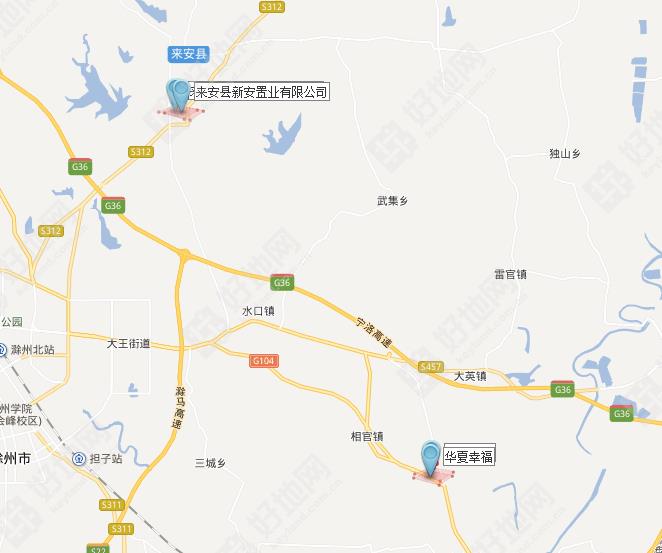 另外,来安县城出让两宗宅地被来安县新安置业有限公司以底价竞得.