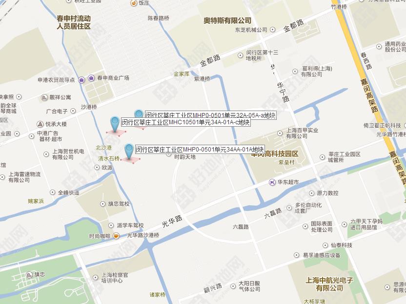 闵行区莘庄工业区mhp0-0501单元三宗地块