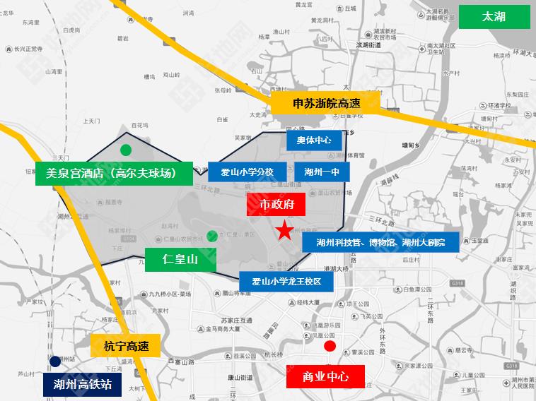 2,老城区板块——湖州商业,经济中心