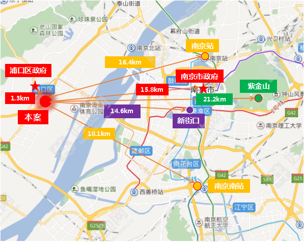 城市区位图浦口区谢营三号地块位于南京浦口区江浦街道.