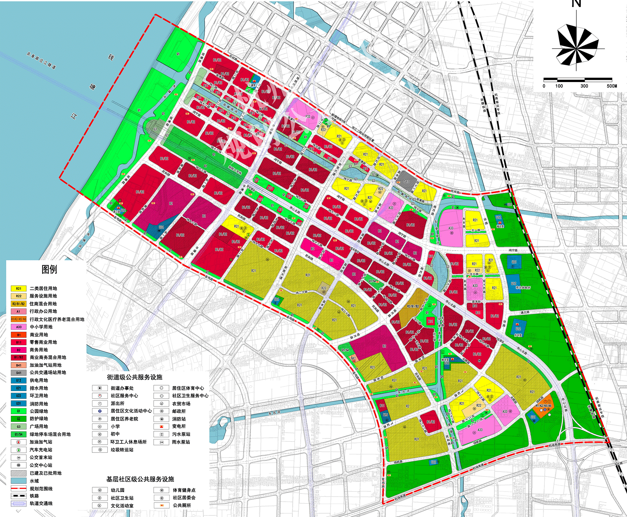 钱江世纪城核心区单元控规草编发布，保障亚运会的举办、推进“拥江发展”的建设