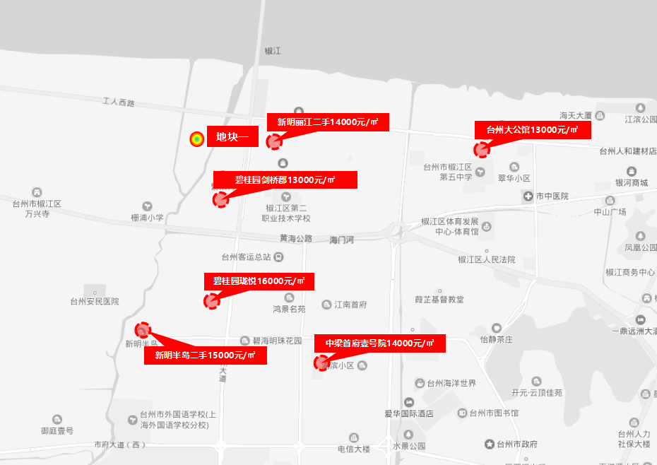 台州椒江三季度将挂牌三宗涉宅地块,总计出让390亩