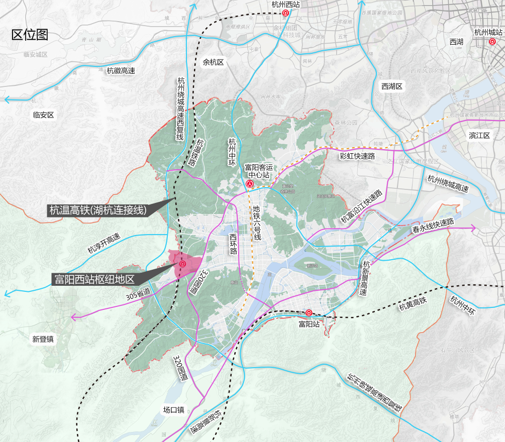 78公顷,经富阳区银湖街道,富春街道,鹿山街道