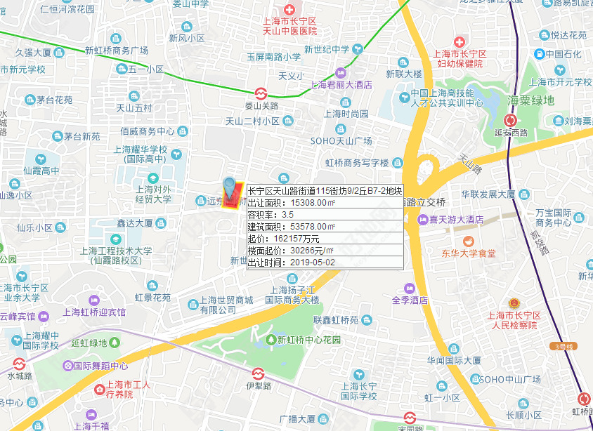 21公告)上海杨浦区招挂复合1宗宅地,长宁区挂牌1宗商地,总起价57.