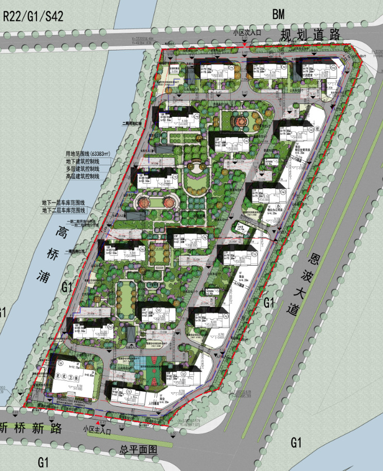 好地网--【一周规划】万固新湾综合体,祥生、碧桂园富阳银湖住宅项目公示
