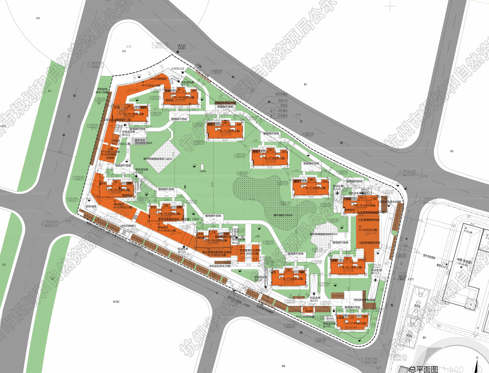 好地网--【一周规划】新希望萧山科技城项目公示,拟建12幢高层住宅楼