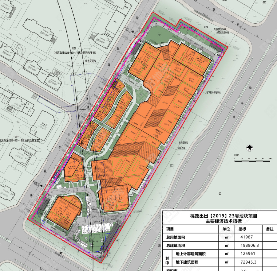 好地网--【一周规划】新希望萧山科技城项目公示,拟建12幢高层住宅楼