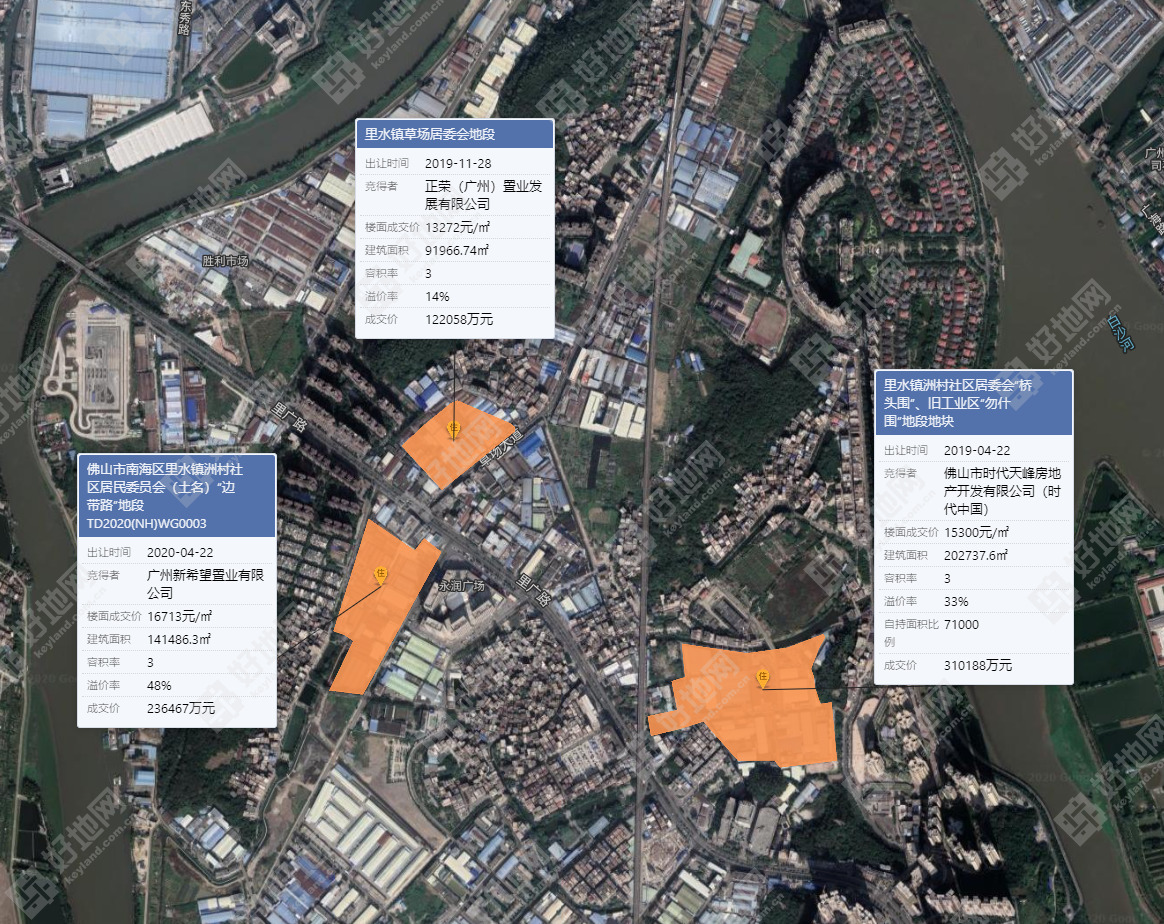 【4.22佛山好地战报】新希望以23.65亿元竞得南海里水71亩商住地,有何看点?_好地网