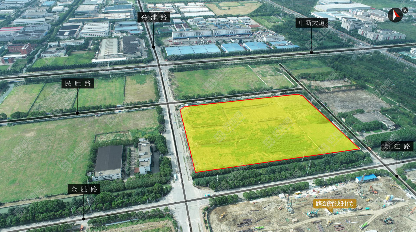 苏州市区7宗挂牌中宅地,航拍图大放送_好地网