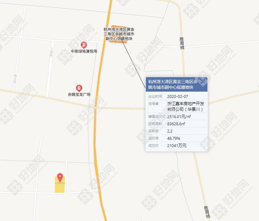 (8.18成交)深石企业、厦门大唐以上限价2.48亿分食宁波余姚市2宗涉宅地_好地网