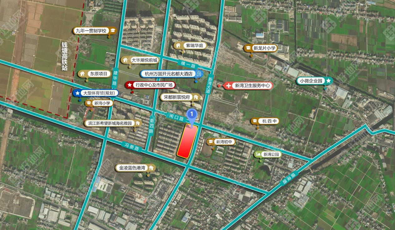 地铁、高铁、商业都已安排，杭州新晋高铁新城新湾今年将推哪些好地？_好地网
