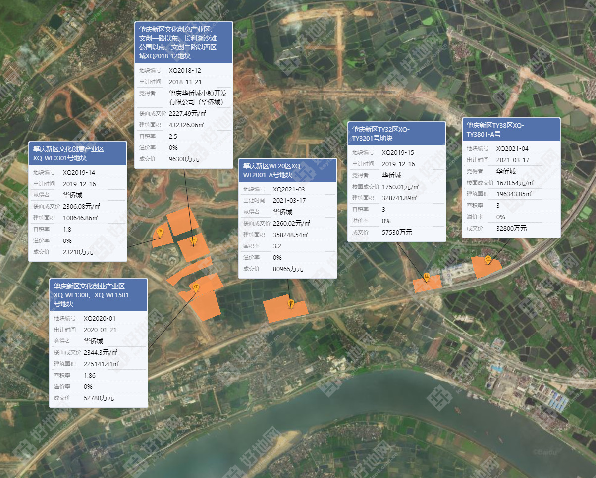 【3.17成交】华侨城补仓肇庆新区,以底价11.4亿元包揽2宗商住地_好地网