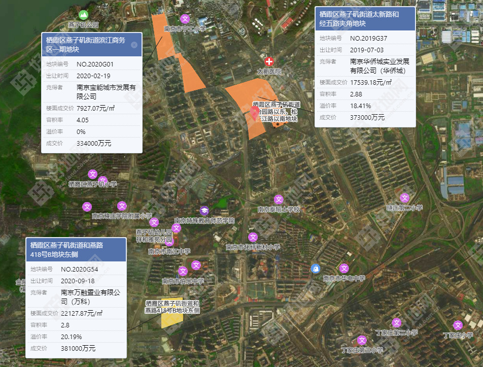 南京二批次供地解读②：栖霞区7宗总起价117.3亿，哪些地块开发资质要求高？_好地网