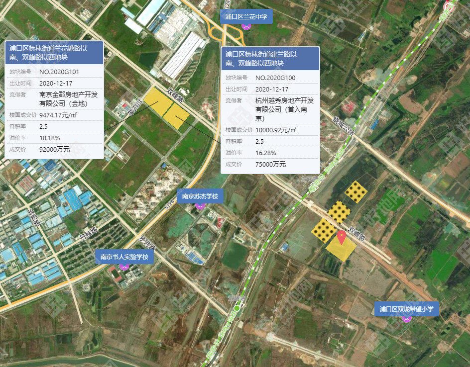 南京二批次供地解读④：六合、浦口区13宗总起价107.4亿，供地量较首批接近翻倍_好地网