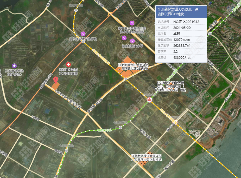 南京二批次供地解读⑤：江北新区6宗总起价118.4亿，5宗需要一级开发资质_好地网