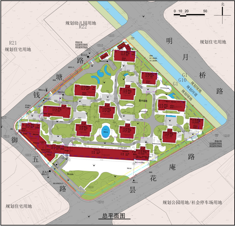 精装限价6.6万/㎡,滨江集团&融信钱江新城二期地块方案公示_好地网