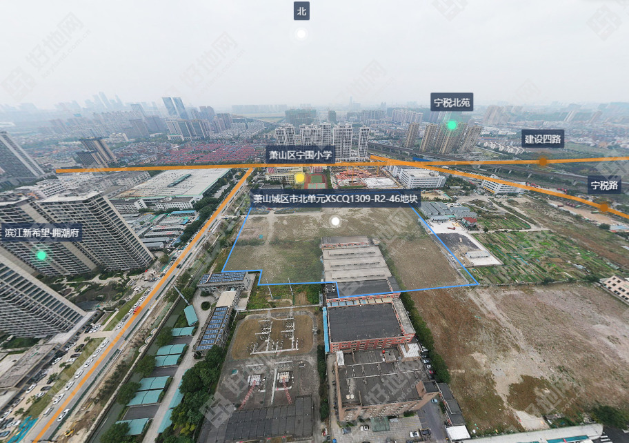 杭州三批地：绿城中签萧山区市北单元宅地，成交价28.26亿，楼面价23770元/㎡_好地网