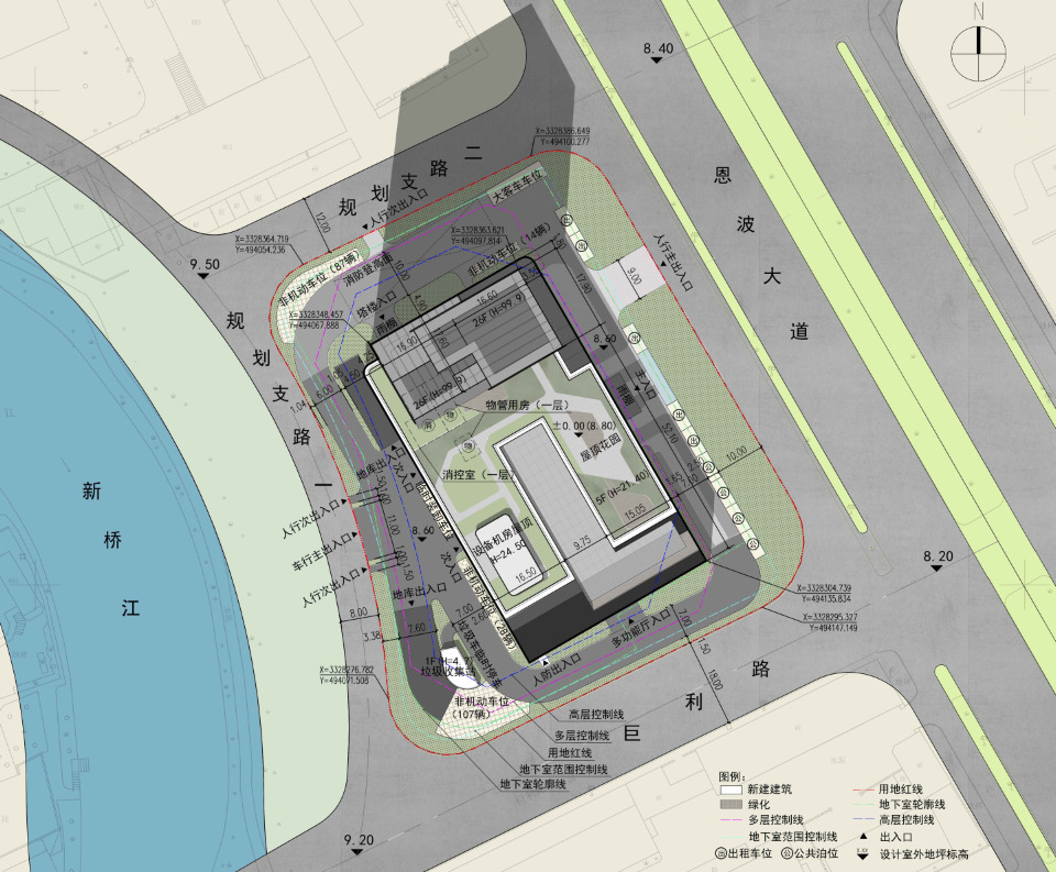 【一周规划】融信萧山南部卧城住宅项目公示,规划11幢高层_好地网