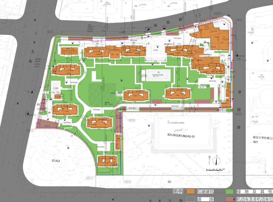 好地网--绿城钱塘区下沙板块住宅项目公示,规划10幢住宅楼和配套农贸市场