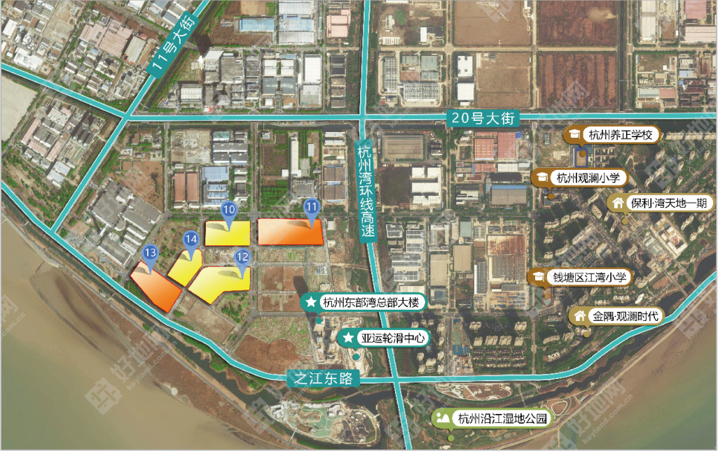 好地网--杭州钱塘区17宗好地“剧透”，两宗核心宅地已挂牌