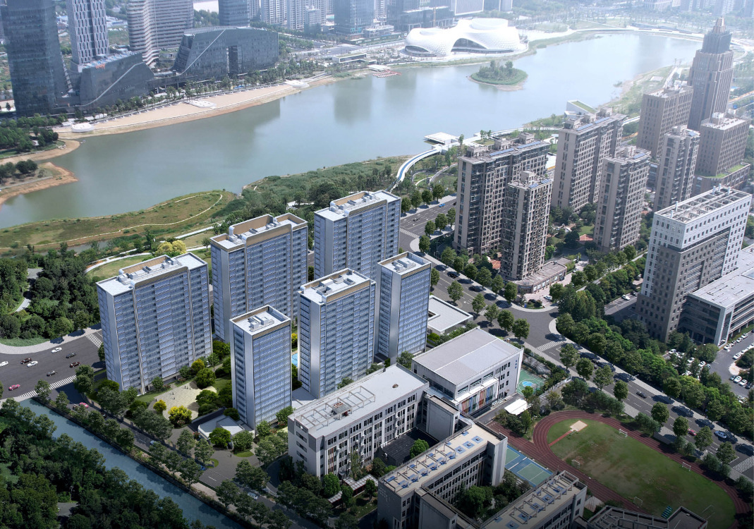 好地网--中豪钱塘区金沙湖住宅项目公示,规划6幢高层住宅