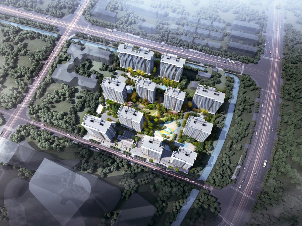 凯德钱塘区金沙湖住宅项目公示,拟建11幢住宅_好地网