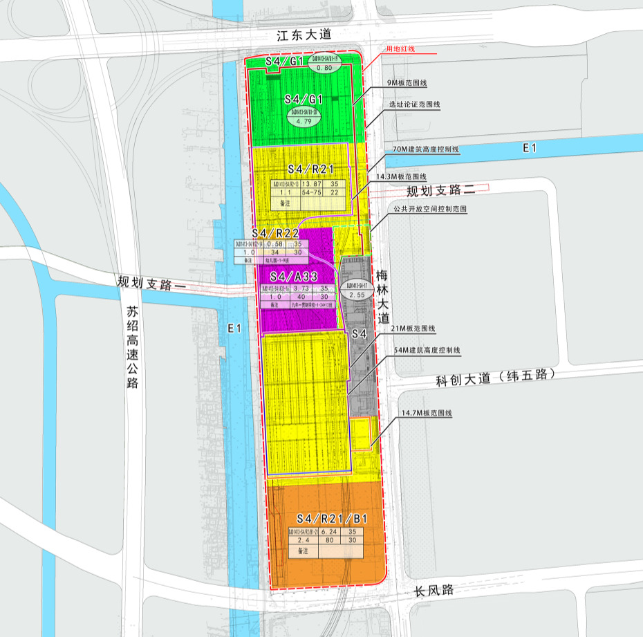 钱塘区新湾车辆段上盖、江东新城宅地选址论证公示,总面积41公顷_好地网