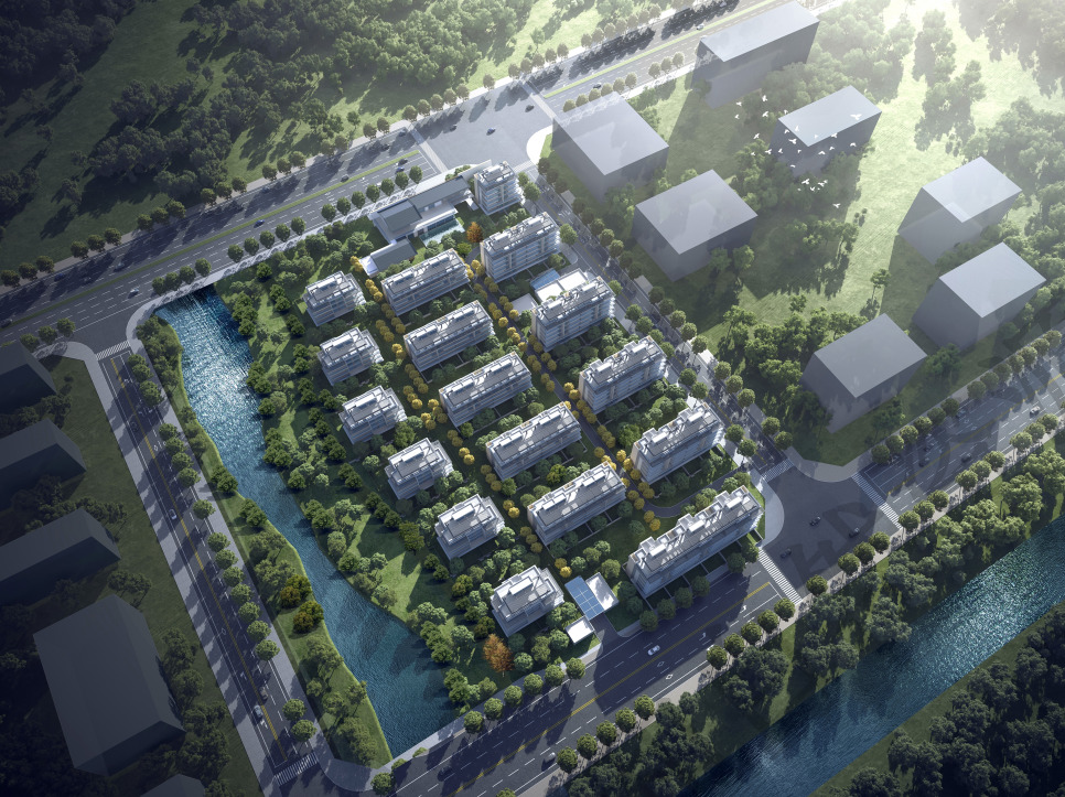 龙湖萧山区湘湖新城住宅项目公示,规划17幢叠墅_好地网