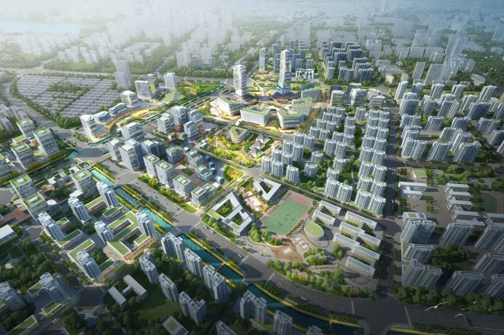 三大重点区块启动建设！杭州东部湾新城城市设计正式出炉！_好地网