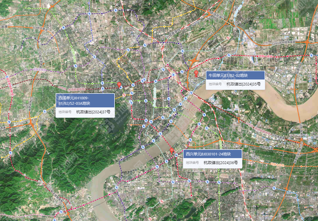 杭州主城区挂牌3宗商住地,分布于牛田、西兴和西溪单元_好地网