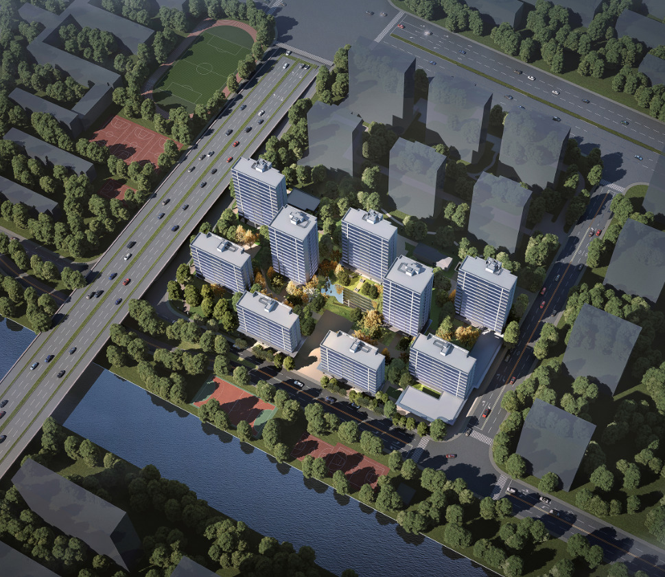 绿城滨江区西兴单元住宅项目公示,规划9幢高层_好地网