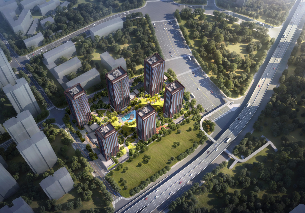 滨江集团翡翠锦和府方案调整，涉及地下室指标、屋顶构架及立面造型等_好地网