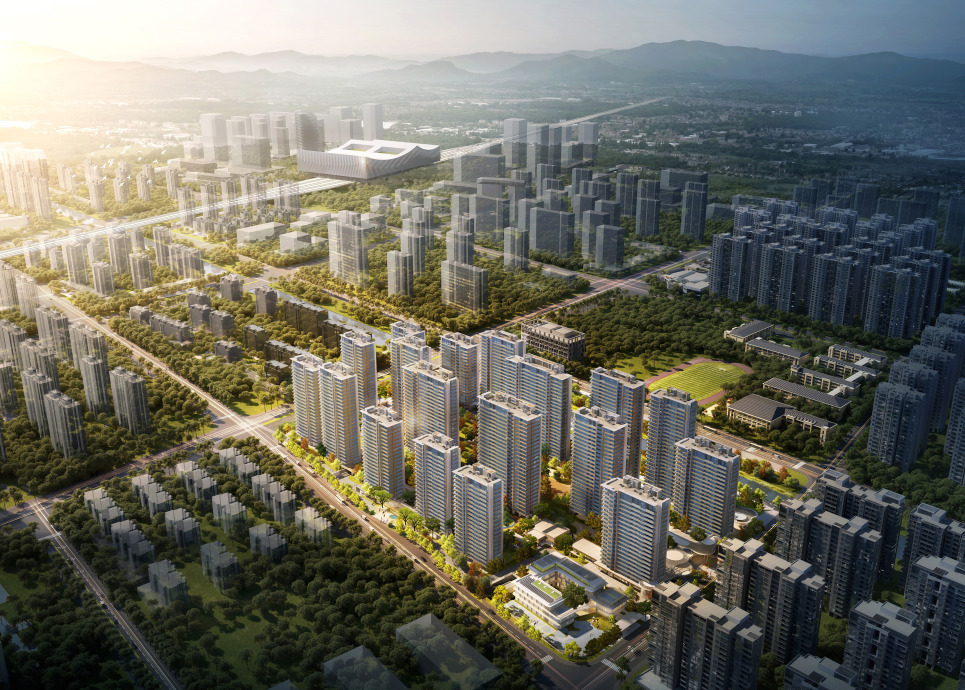 东鼎置业钱塘区新湾住宅项目公示,规划18幢高层_好地网