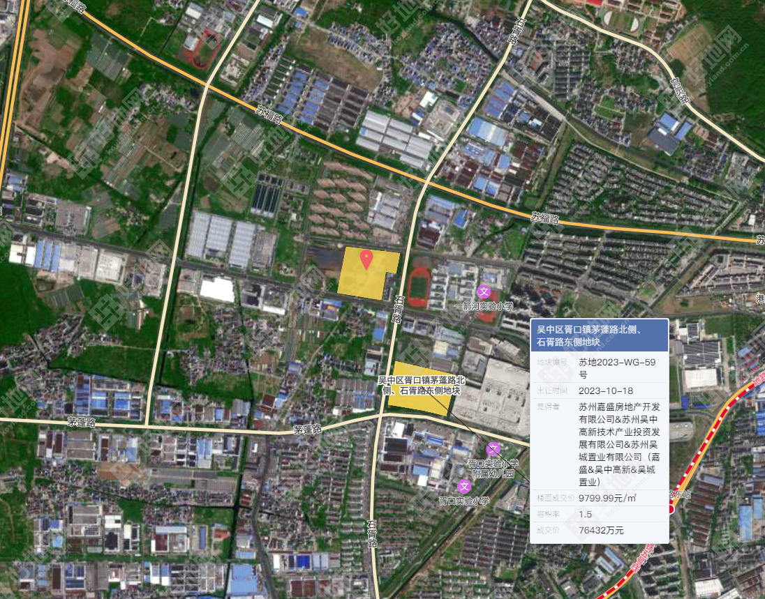 11.12苏州土拍:嘉盛补仓吴中胥口,中建国际落子北桥_好地网
