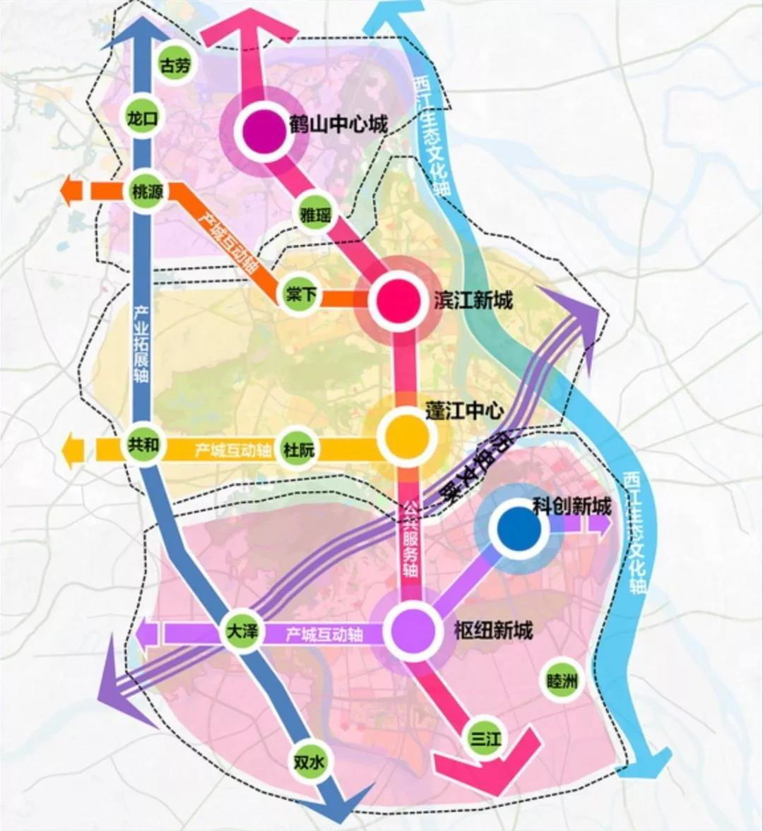 江门大道规划图图片