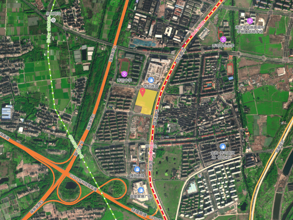 拿地仅6天,保亿临平区乔司住宅项目公示,规划17幢叠排