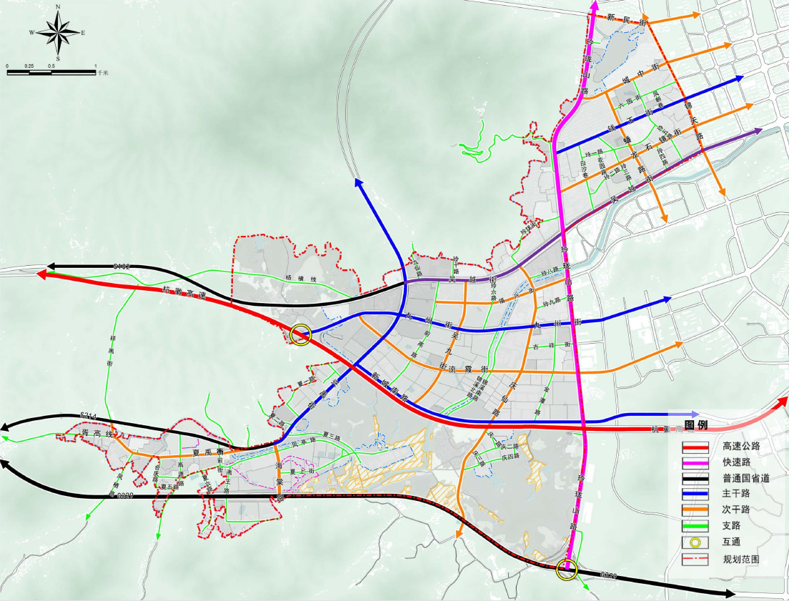 临安快速路规划图片