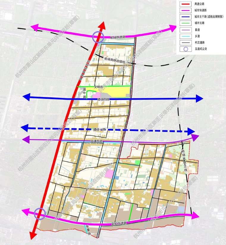 杭州萧山新街地图图片